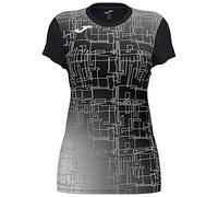 Joma - Camiseta Manga Corta Elite VIII, Talla 2XS, Color Negro