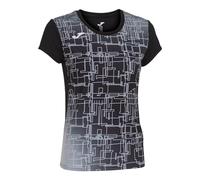 Joma - Camiseta Manga Corta Elite VIII, Talla XL, Color Negro