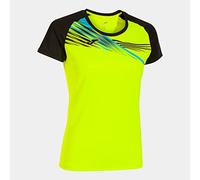 Joma Camiseta Manga Corta Elite x Amarillo Fluor Negro