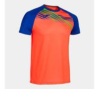 Joma Camiseta Manga Corta Elite - Coral Fluor Royal