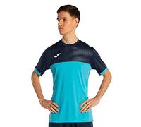 Camiseta manga corta joma montreal hombre turquesa flúor - marino XL