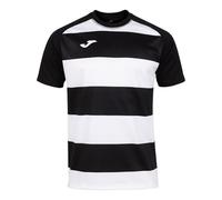 Joma - Camiseta Manga Corta prorugby II, Talla 2XS, Color Negro Blanco