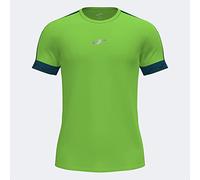 Joma Camiseta Manga Corta puños elásticos R-City, Verde Flúor, M