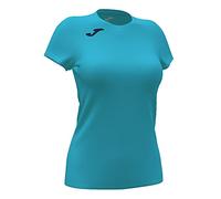 Joma - Camiseta Manga Corta Record II, Talla 2XS, Color Turquesa Fluor