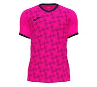 Joma Camiseta Manga Corta Supernova III Negro Rojo