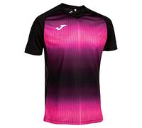 Joma Camiseta Manga Corta Tiger v Negro Rosa Fluor