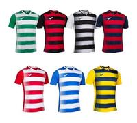 Camiseta joma manga corta europa v royal blanco L