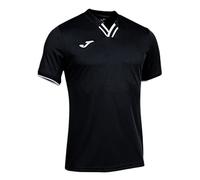Camiseta manga corta joma toletum iv hombre negro blanco S