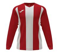 Joma Camiseta Marca Modelo Camiseta Manga Larga Pisa II Rojo Blanco Rojo-Blanco