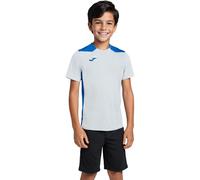 Joma - Camiseta oficial Championship VI m/c Niño, Unisex, Blanco-Royal, 2XS