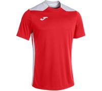 Joma - Camiseta oficial Championship VI m/c Niño, Unisex, Rojo-Blanco, 2XS