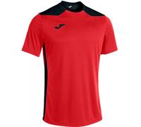 Joma - Camiseta oficial Championship VI m/c Niño, Unisex, Rojo-Negro, XS
