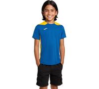 Joma - Camiseta oficial Championship VI m/c Niño, Unisex, Royal-Amarillo, 4XS-3XS