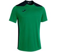 Joma - Camiseta oficial Championship VI m/c Niño, Unisex, Verde-Negro, XS