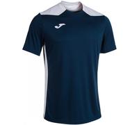 Joma - Camiseta oficial Championship VI m/c, Unisex, Marino-Blanco, S