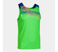 Camiseta de running joma sin mangas elite x hombre/niño verde flú 11 - 12 AÑOS