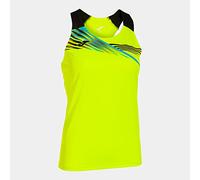 Camiseta de running joma tirantes elite x amarillo fluor negro XL