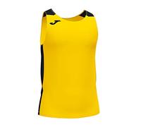 Joma Camiseta Tirantes Record II Amarillo Negro, 3XS