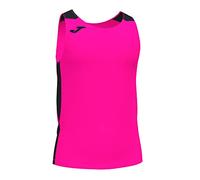 Joma Camiseta Tirantes Record II Rosa flúor Negro, XL