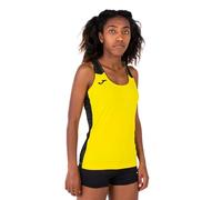 Joma - Camiseta Tirantes Record II, Talla 2XS, Color Amarillo Negro