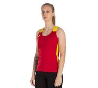 Joma - Camiseta Tirantes Record II, Talla 2XS, Color Rojo Amarillo