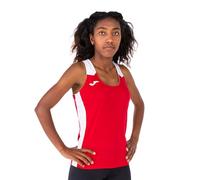 Joma - Camiseta Tirantes Record II, Talla 2XS, Color Rojo Blanco