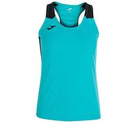 Joma - Camiseta Tirantes Record II, Talla 2XS, Color Turquesa Negro