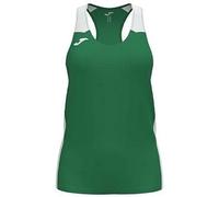 Joma - Camiseta Tirantes Record II, Talla 2XS, Color Verde Blanco