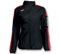 Joma Champion IV Chubasquero Caballero, Niñas, Negro-Rojo, XS