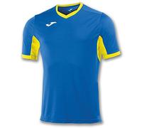 Joma Champion IV M/C Camiseta Equipamiento, Hombre, Royal/Amarillo, L