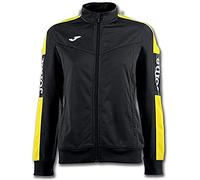 Joma Champion IV Sudadera, Mujer, Negro-Amarillo, S