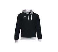 Joma - Chaqueta con Capucha Confort II, Talla M, Color Negro Gris