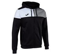 Joma Chaqueta con capucha crew v negro gris blanco