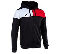 Joma Chaqueta con capucha crew v negro rojo blanco