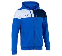 Joma Chaqueta con capucha crew v royal marino blanco