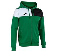 Chaqueta de fútbol joma con capucha crew v hombre/niño verde negr 3XL