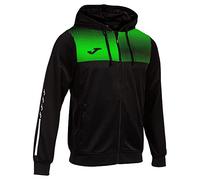 Joma Chaqueta con capucha eco supernova negro verde flúor