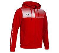 Chaqueta con capucha hombre eco supernova rojo blanco S