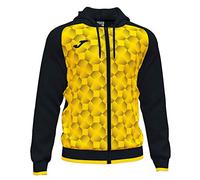 Joma Chaqueta con capucha supernova iii negro amarillo