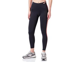 Joma Combi Basic Pantalon Largo Deportivo, Mujer, Negro-Coral, L