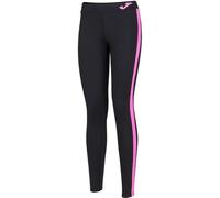 Joma Combi Basic Pantalon Largo Deportivo, Mujer, Negro Rosa flúor, XL