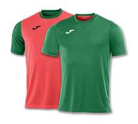 Joma Combi Camisetas Equip. M/c, Hombre, Verde-Naranja, L
