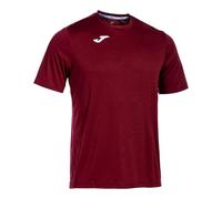 Joma Combi M/C, T-Shirt Hombre, Burdeos, XS