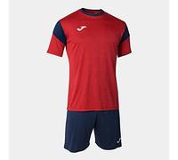 Joma - Conjunto Deportivo, 8XS - 3XL - Camiseta Manga Corta Cuello Redondo y Short con Cintura Elástica y Cordón - Phoenix
