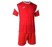 Joma - Conjunto Deportivo, 8XS - 3XL - Camiseta Manga Corta Cuello Redondo y Short con Cintura Elástica y Cordón - Phoenix