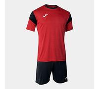 Joma - Conjunto Deportivo, 8XS - 3XL - Camiseta Manga Corta Cuello Redondo y Short con Cintura Elástica y Cordón - Phoenix