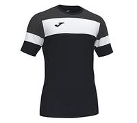 Joma Crew IV Camisetas Equip. M/C, Hombre, Negro-Antracita, S