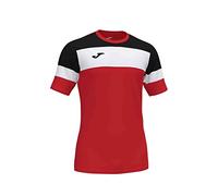 Joma Crew IV Camisetas Equip. M/C, Hombre, Rojo-Negro, M