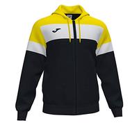 Joma Crew IV Chaqueta Y Chaleco Cabal, Hombre, Negro-Amarillo, XL