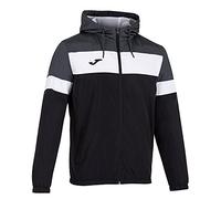 Joma Crew IV Chubasquero Caballero, Hombre, Negro-Antracita, 2XL